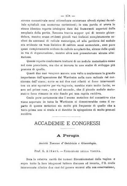 La rassegna d'ostetricia e ginecologia