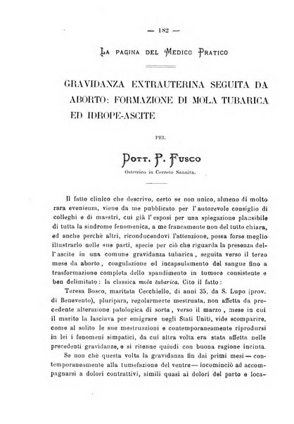 La rassegna d'ostetricia e ginecologia