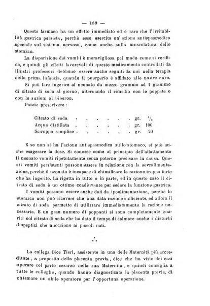 La rassegna d'ostetricia e ginecologia