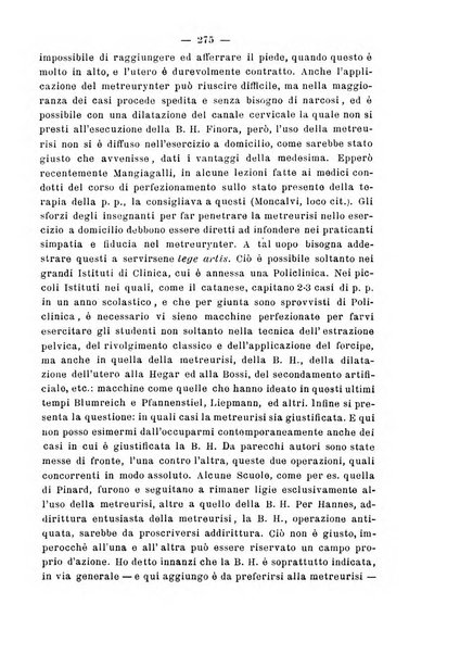 La rassegna d'ostetricia e ginecologia