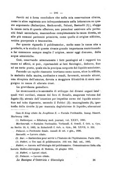 La rassegna d'ostetricia e ginecologia