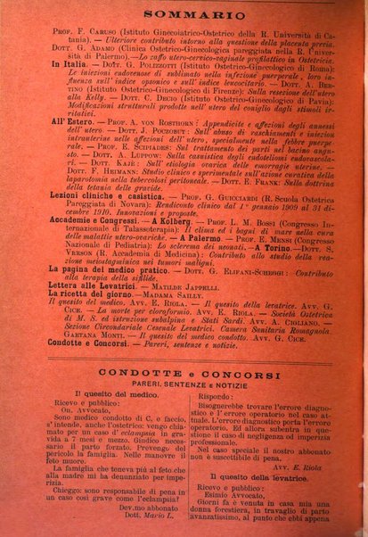 La rassegna d'ostetricia e ginecologia