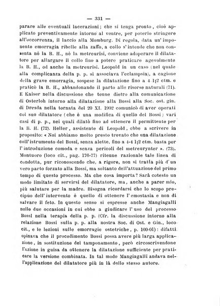 La rassegna d'ostetricia e ginecologia