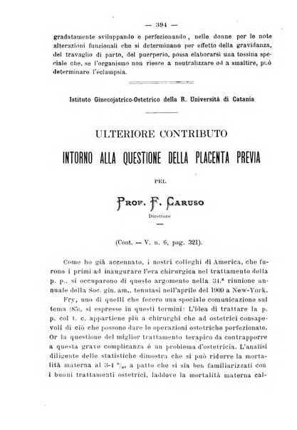 La rassegna d'ostetricia e ginecologia