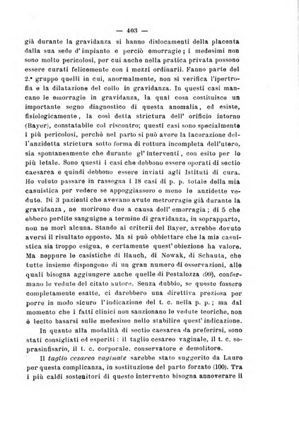 La rassegna d'ostetricia e ginecologia