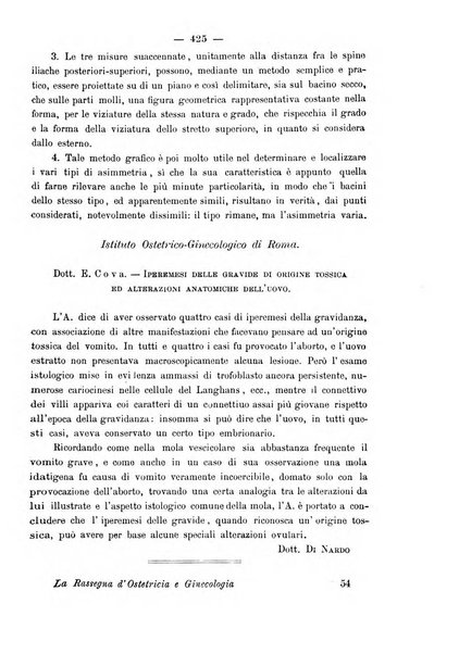 La rassegna d'ostetricia e ginecologia