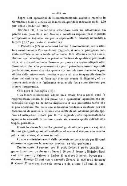 La rassegna d'ostetricia e ginecologia