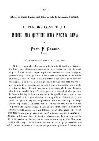 La rassegna d'ostetricia e ginecologia