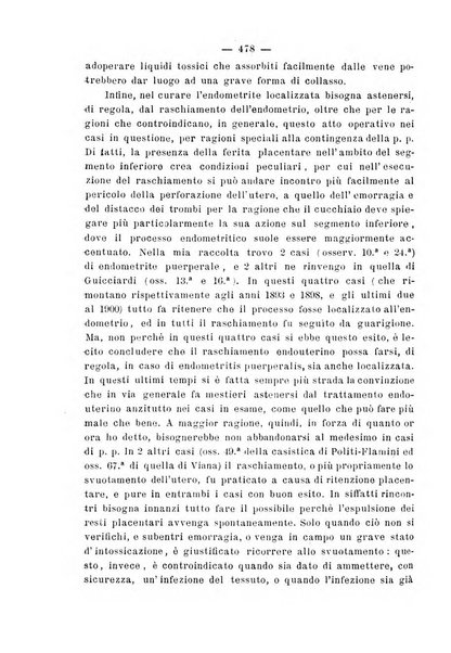 La rassegna d'ostetricia e ginecologia