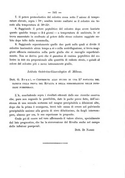 La rassegna d'ostetricia e ginecologia