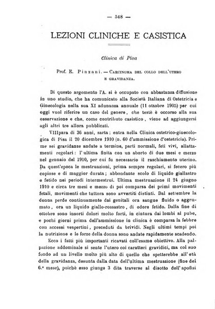 La rassegna d'ostetricia e ginecologia