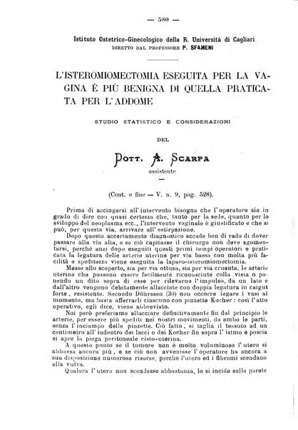 La rassegna d'ostetricia e ginecologia