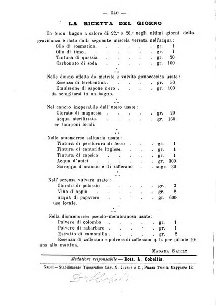 La rassegna d'ostetricia e ginecologia