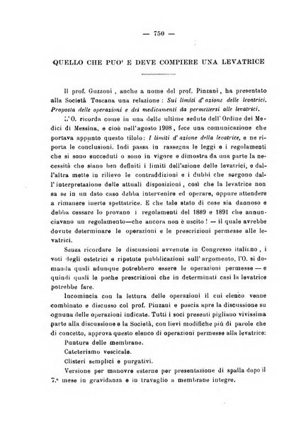 La rassegna d'ostetricia e ginecologia