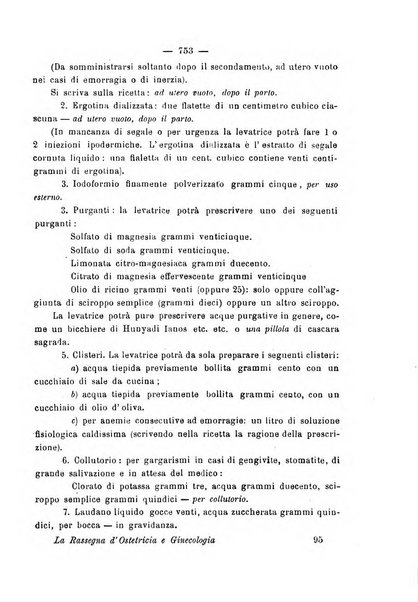 La rassegna d'ostetricia e ginecologia