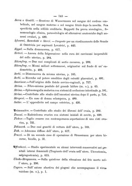 La rassegna d'ostetricia e ginecologia