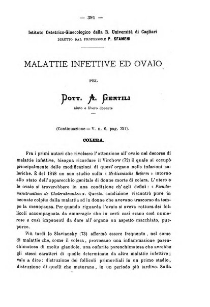 La rassegna d'ostetricia e ginecologia