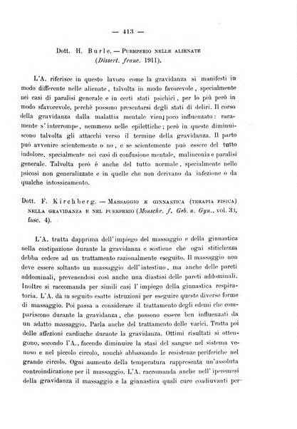 La rassegna d'ostetricia e ginecologia