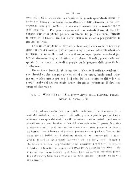 La rassegna d'ostetricia e ginecologia