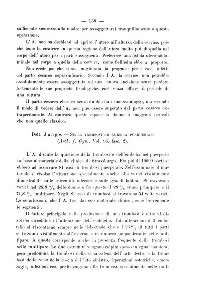 La rassegna d'ostetricia e ginecologia