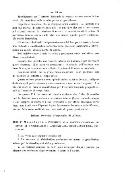 La rassegna d'ostetricia e ginecologia