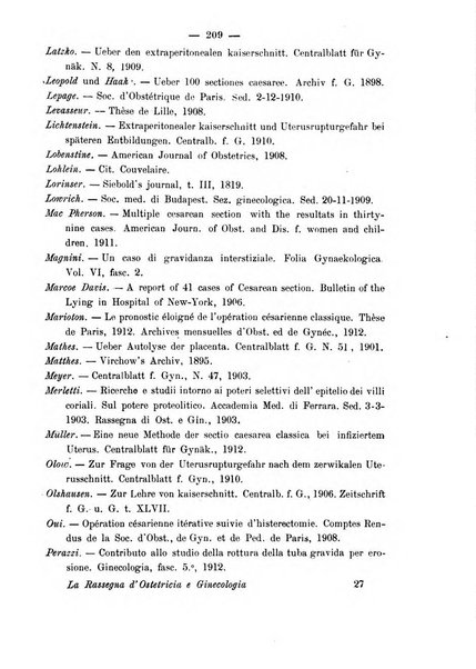 La rassegna d'ostetricia e ginecologia