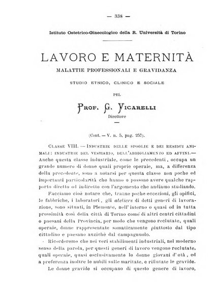 La rassegna d'ostetricia e ginecologia