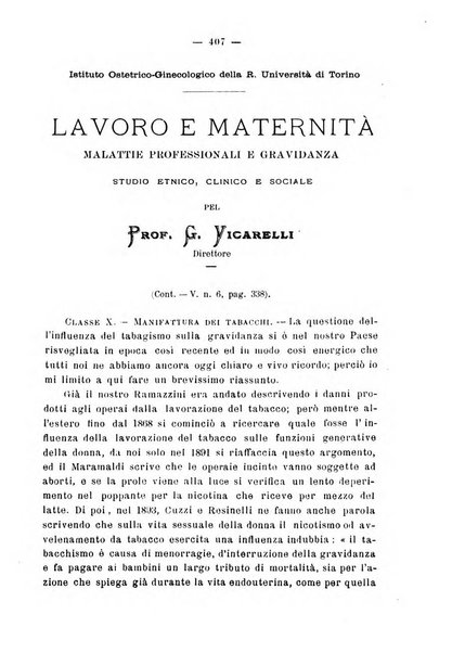 La rassegna d'ostetricia e ginecologia