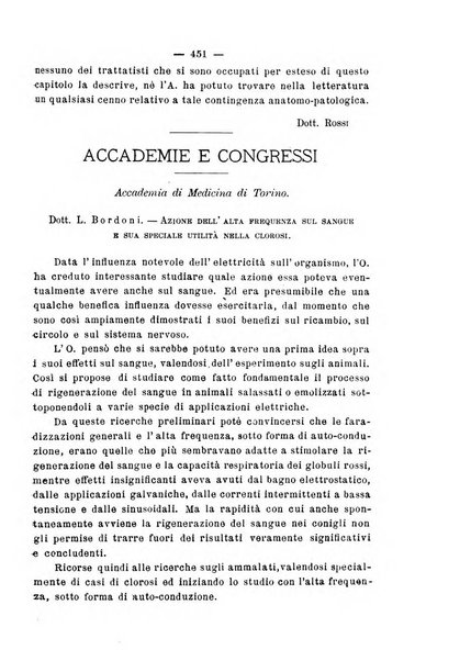 La rassegna d'ostetricia e ginecologia