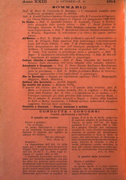 La rassegna d'ostetricia e ginecologia