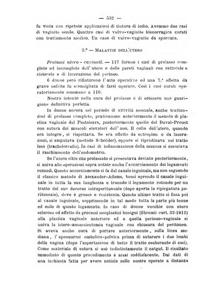 La rassegna d'ostetricia e ginecologia