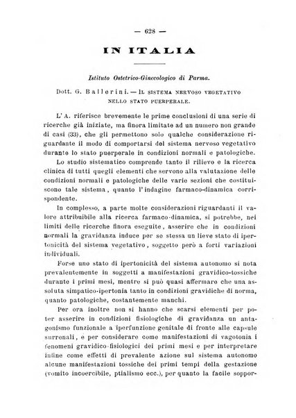 La rassegna d'ostetricia e ginecologia