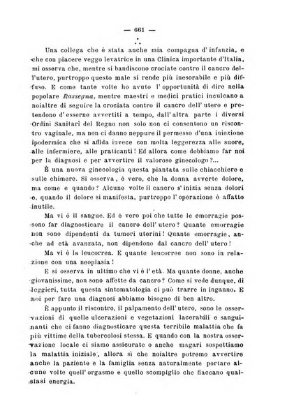 La rassegna d'ostetricia e ginecologia