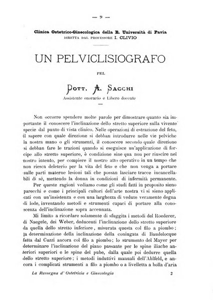 La rassegna d'ostetricia e ginecologia