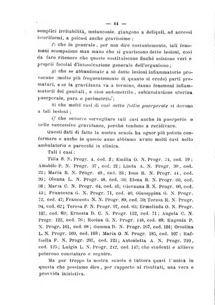 La rassegna d'ostetricia e ginecologia