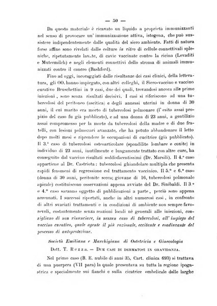 La rassegna d'ostetricia e ginecologia