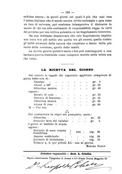 La rassegna d'ostetricia e ginecologia