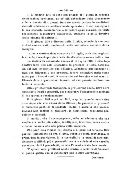 La rassegna d'ostetricia e ginecologia