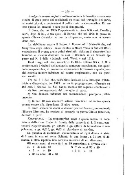 La rassegna d'ostetricia e ginecologia