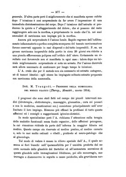 La rassegna d'ostetricia e ginecologia