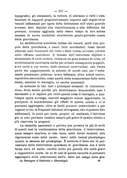 La rassegna d'ostetricia e ginecologia