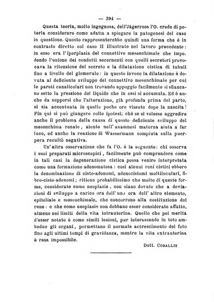 La rassegna d'ostetricia e ginecologia