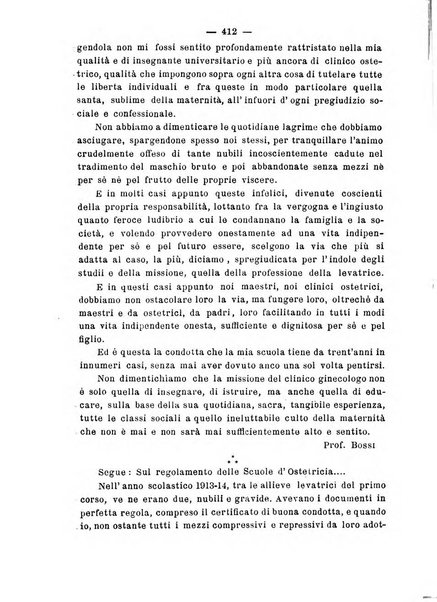 La rassegna d'ostetricia e ginecologia