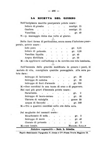 La rassegna d'ostetricia e ginecologia