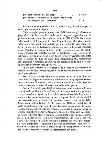 La rassegna d'ostetricia e ginecologia