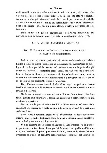 La rassegna d'ostetricia e ginecologia