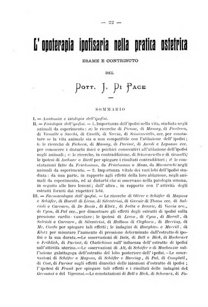 La rassegna d'ostetricia e ginecologia