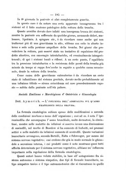 La rassegna d'ostetricia e ginecologia