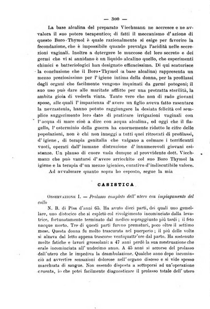 La rassegna d'ostetricia e ginecologia