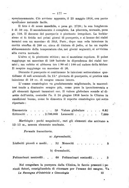 La rassegna d'ostetricia e ginecologia